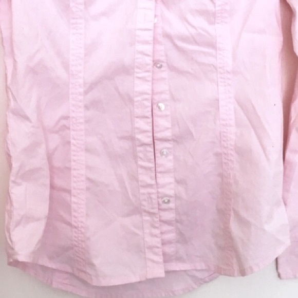 EXPRESS Pink Fitted Button Down Shirt Size Small - Picture 5 of 9